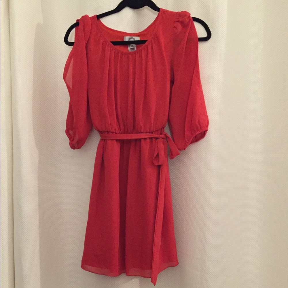 Peep Shoulder Dress